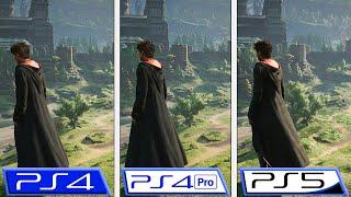 Hogwarts Legacy  PS4 - PS4 Pro - PS5  Graphics Comparison  Is Oldgen version worth it?