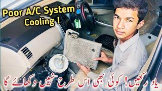 How To Clean Car AC Evaporator Cooling Coil without Dashboard Open How to Improve Car AC Cooling