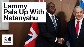 Lammy Poses With Netanyahu On Israel Trip