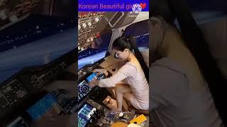 airplane ride in girl pilot beautiful girl airoplane pilot #pilotgirl #love #life #viral #moj