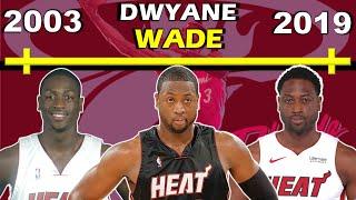 Timeline of DWYANE WADES CAREER  Miami Heat Legend  D-Wade  Flash