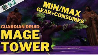 WoW Guardian Druid Mage Tower Guide  1k DPS