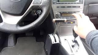 Toyota Avensis. ручное управление для инвалидов