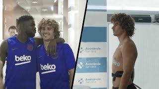 Griezmanns First Day in Barcelona