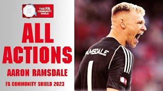Aaron Ramsdale All Actions v Manchester City  FA Community Shield 2023