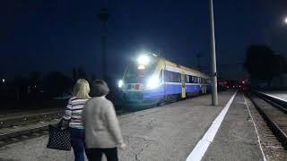 New train Odessa - Chisinau arriving at Tiraspol
