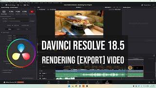 How to Export Render Video in DaVinci Resolve 18.5