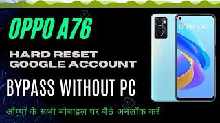 OPPO A76 HARD RESET & FRP BYPASS WITHOUT PC EASY TRICK #NKMOBICARE #mobicare #nkmobipoint #nmobicare