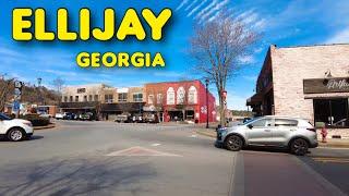 4K Walk Tour of Ellijay Georgia