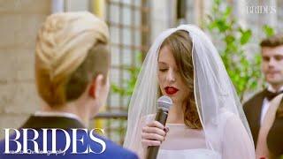 This Brides Poetic Vows Will Give You Chills  Real Weddings  BRIDES