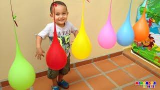 Aprende los colores con globos  Juegos para niños - Videos educativos - Mimonona Stories