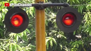 News  RED FLASHER Alarm LANGKA Super UNIK Palang Kereta Api Railway Crossing Bintaro Permai JPL 58A