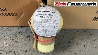 Zink 615 Blinker  4 Shell  Cal. 100mm  Zink-Feuerwerk 615