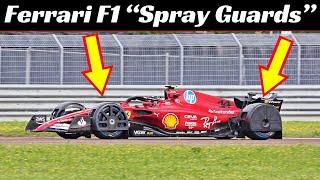 Ferrari F1-75 Spray Guards Paraspruzzi + SF-24 Miami Livery Test Day at Fiorano - May 9 2024