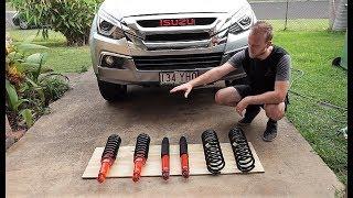 Isuzu MU-X Suspension Lift Kit Installation - How to install a lift kit in your IFS 4x4