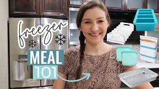 FREEZER MEAL BASICS  What Containers To Use How To Freeze Meals & Organizing Freezer Meals