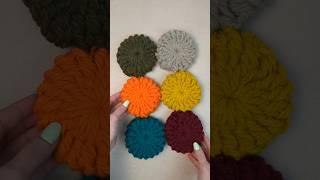 Crochet yoyo puffs - Tutorial on my YouTube channel 