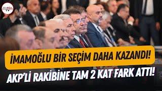 İmamoğlu bir seçim daha kazandı  AKP’li rakibine tam 2 kat fark atarak TBBnin yeni başkanı oldu