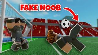 Fake Noob DOMINATES in Touch Football... Roblox