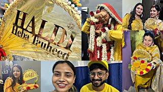 Heba ki haldi ceremony Emotional moment  Dont skip dance @Shahid_Amreen_world #vlog #haldi