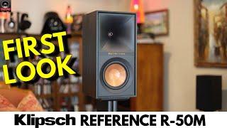 Klipsch R-50M First Look  Klipschs all new mid-tier bookshelf speaker