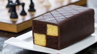 Chocolate Almond Battenberg Cake