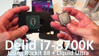 Coffee Lake i7 8700K CPU Delid - Delidding & Replacing Intel TIM with Liquid Metal - A Guide