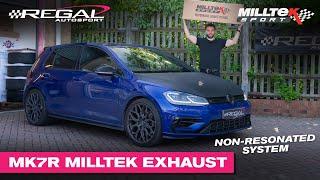 FITTING A VW MK7 GOLF R WITH MILLTEK SPORT EXHAUST NON-RESONATED