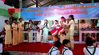 မြန်မာရိုးရာအိုးစည်လက်စွမ်းပြ ယဥ်ကျေးလိမ္မာကျောင်းသား​ ကျောင်းသူလေးများ