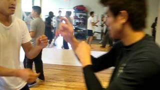 Philip Ng 伍允龍 - Ving Tsun Wing Chun chi-sau sparring gor sau Nov. 28 2009 part 1 of 3