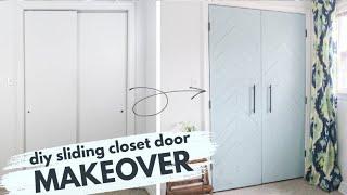 Extreme Sliding Closet Door Makeover for Super Cheap