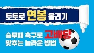 스포츠 토토 축구 승무패로 부자되는 노하우를 알려드립니다.