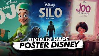 TUTORIAL POSTER DISNEY   Cara Buat Poster Disney di Hape Android iPhone