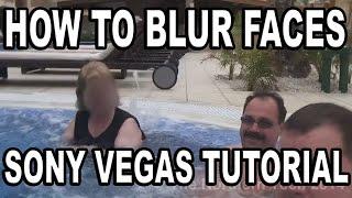 How to Blur Out Faces  Sony Vegas Tutorial