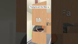 Trying to win the viral singing filter from TikTok