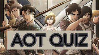 Attack on Titan Quiz Easy-Hard  How well do you know AOT ?