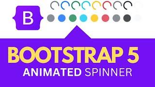 ANIMATED Bootstrap Spinner Loading Page  Bootstrap Spinner