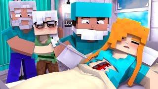 Will PREGNANT Alexs baby survive the EMERGENCY SURGERY Minecraft Life of Alex & Steve