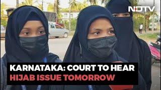 Karnataka Students In Hijab Sent To Separate Classrooms No Lessons