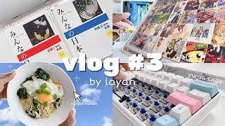 vlog#3 first day of *online* college   year abroad Q&A   anime wall decor BA Japanese
