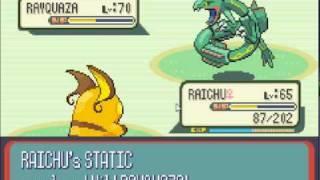 Catching Rayquaza with FIRST ultra ball HD