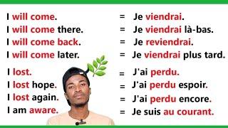 Phrases simples pour apprendre langlais facilement easy sentences to learn french 