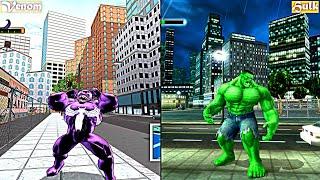 Venom Ultimate Spiderman 2005 Vs Kulk Ultimate Destruction 2005  Comparison