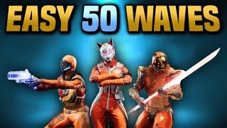 EASY 50 WAVES My Top 3 Legend Onslaught Builds  Titan Hunter Warlock 【 Destiny 2 】