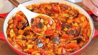 How to make the perfect vegetable stew? Sauteed zucchini and eggplant