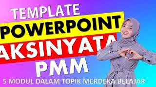 Template Aksi Nyata 5 Modul Topik Merdeka Belajar  Tutorial Power Point