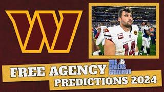 Washington Commanders Free Agency Predictions  2024