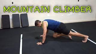 Exercício mountain climbers - escalador