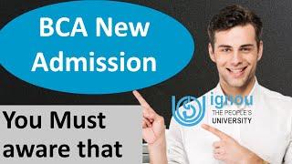 IGNOU BCA New Admission Students Full Guide and Support Clear all doubt  ODL & OL MODE #1