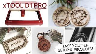 xTool D1 Pro Laser Cutter and Rotary Engraver Setup Review & Projects